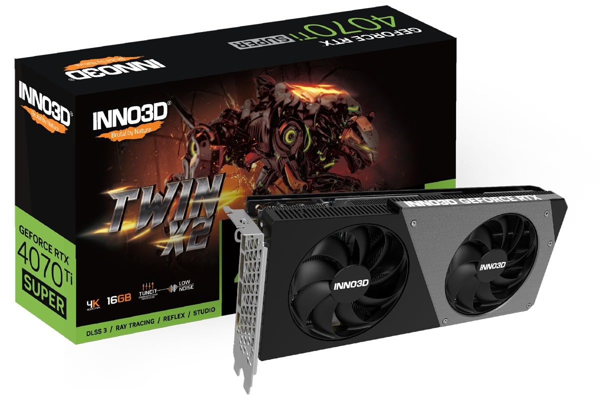 INNO3D GEFORCE RTX 4070 Ti Super Twin X2 NVIDIA 16 Go GDDR6X