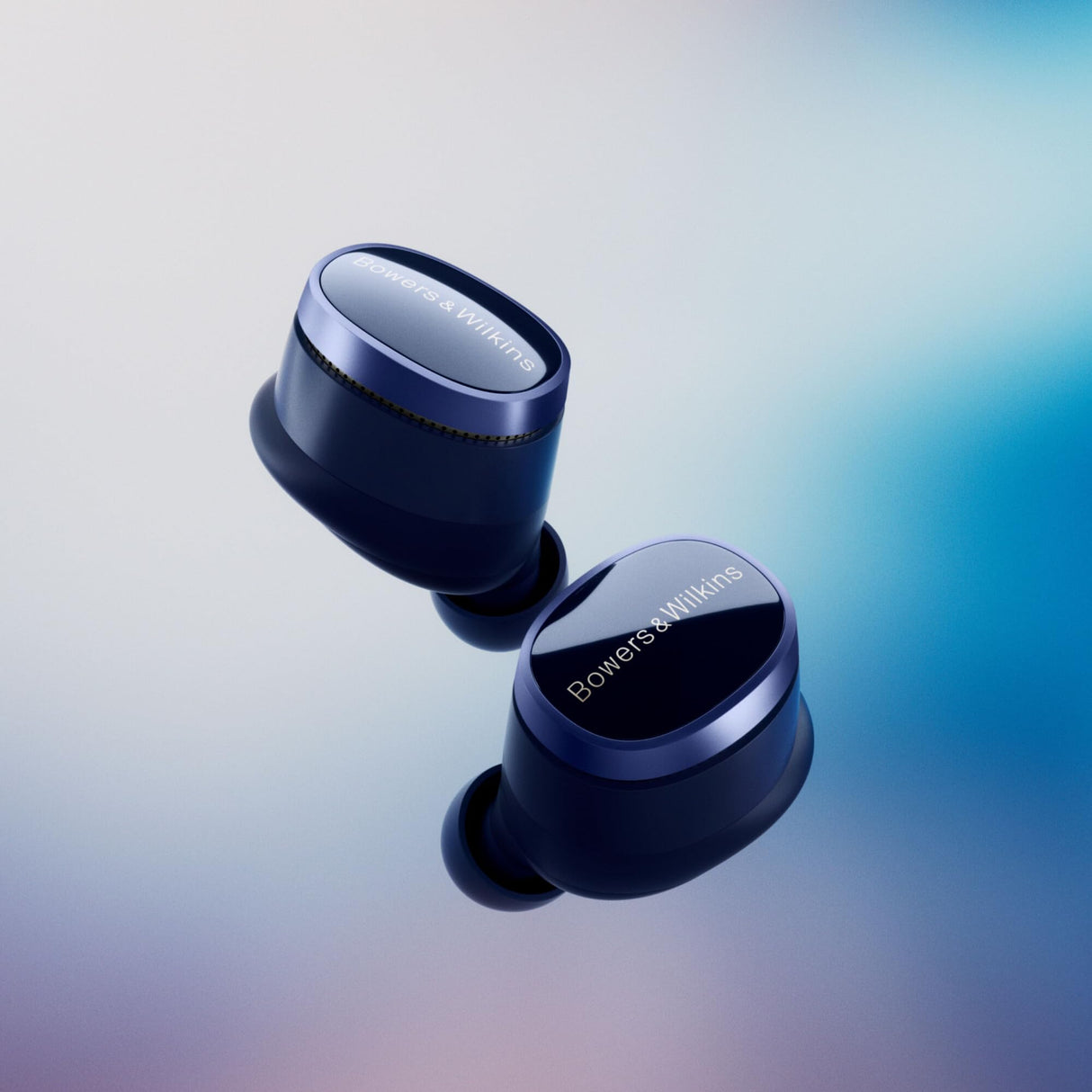 Bowers & Wilkins Pi8 Auriculares inalámbricos True Wireless con Bluetooth, AptX, cancelación de Ruido Activa (ANC) y micrófonos Integrados - Midnight Blue