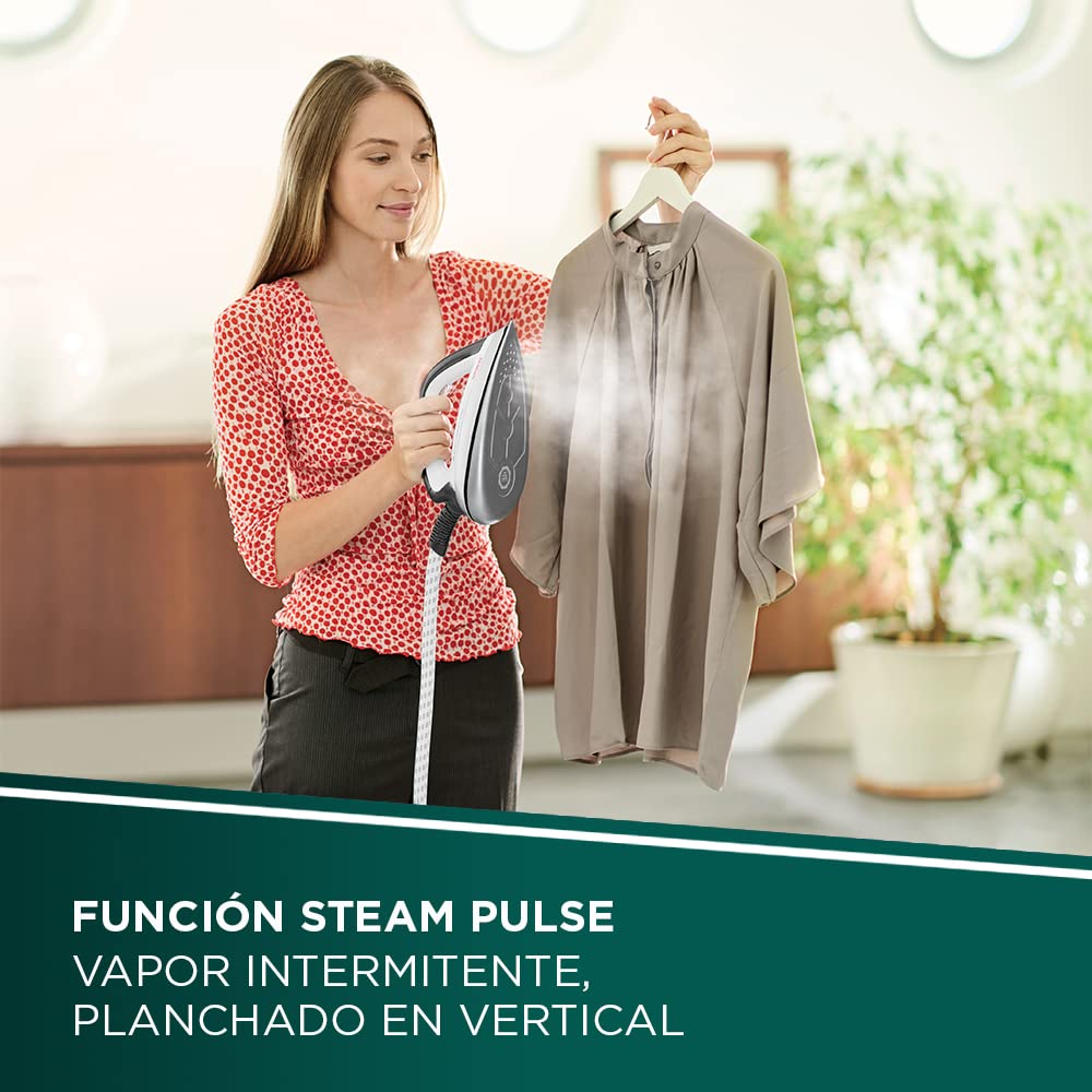 Polti Vaporella Next VN18.65, Centro de Planchado con Caldera de Alta Presión Max 7.2 Bar, Potencia 2200 W, Función Turbo y Eco, Autonomía ilimitada, Depósito 1.3 L, Steam Pulse 450g, Blanco y Verde