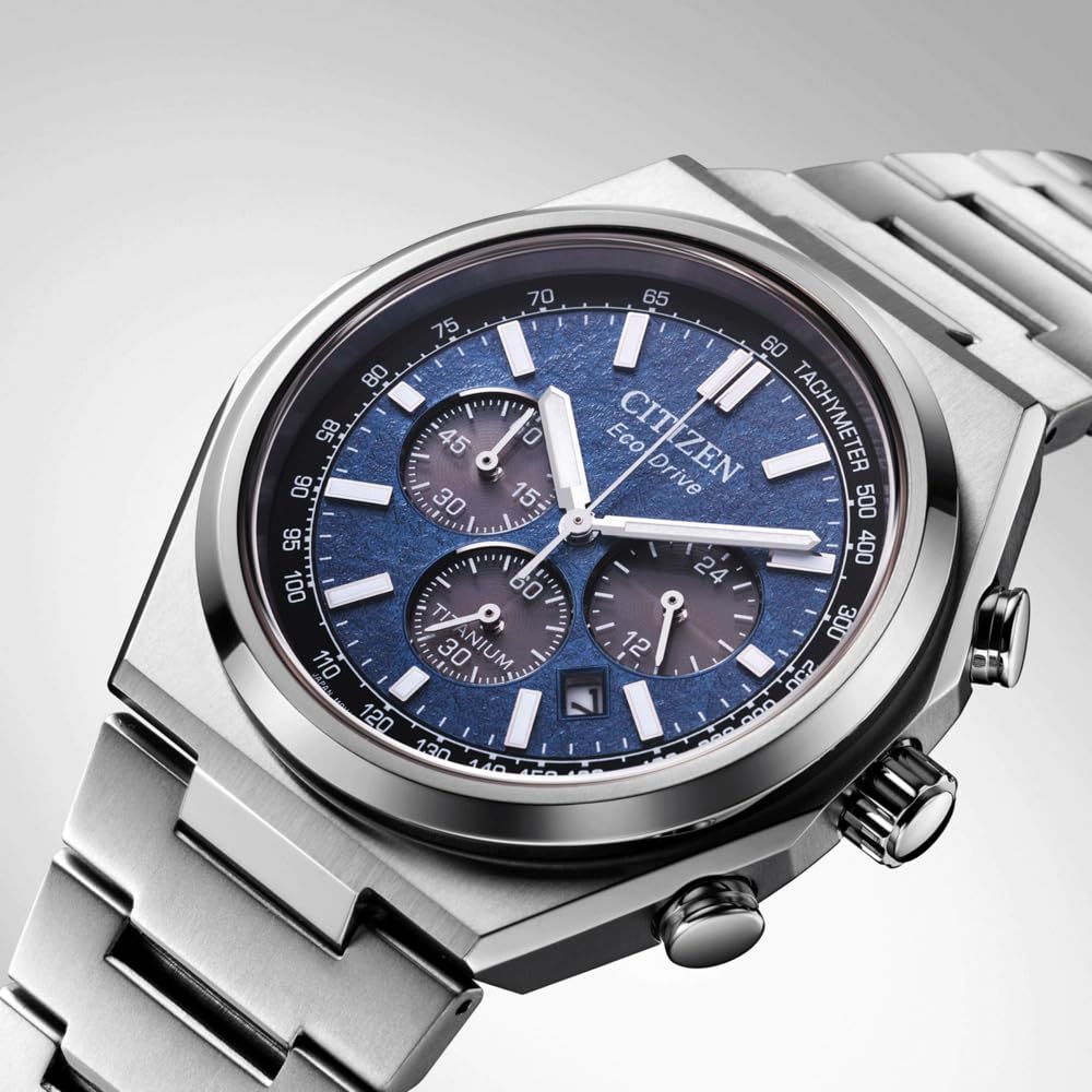 CITIZEN Reloj Cronógrafo para Hombres de Eco-Drive con Correa en Titanio CA4610-85L