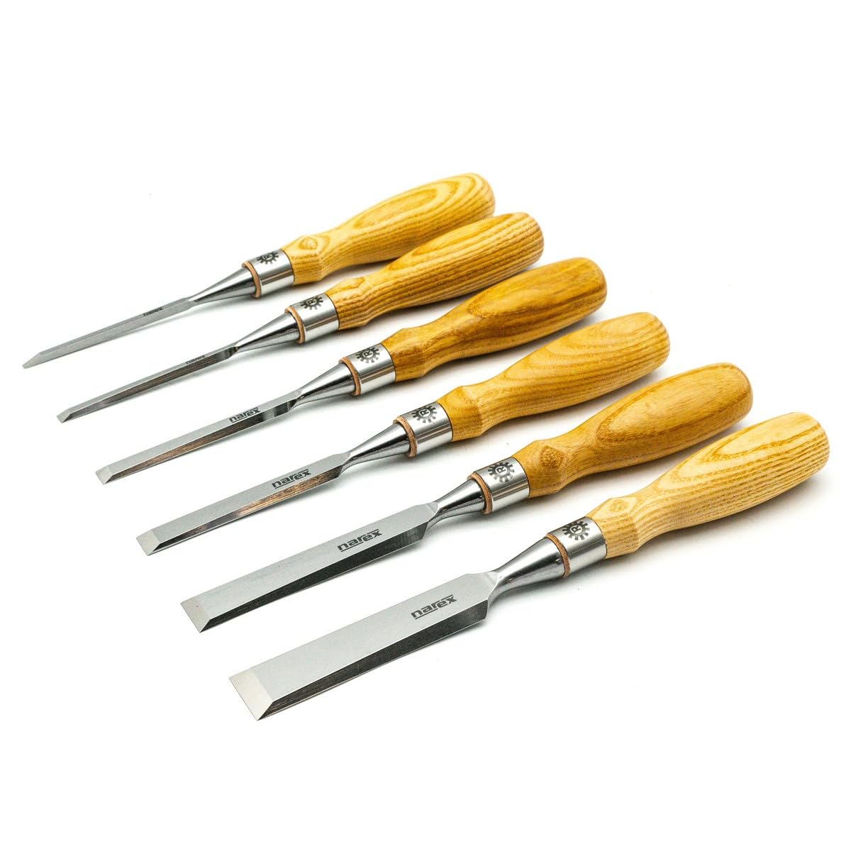 Juego de 6 cinceles Narex Richter de Woodworking Club