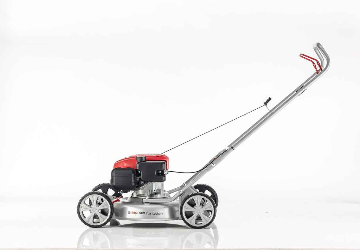 AL-KO 119836 Silver 468 P-A Bio - Cortacésped de Gasolina, 1,9 W, Color Plateado