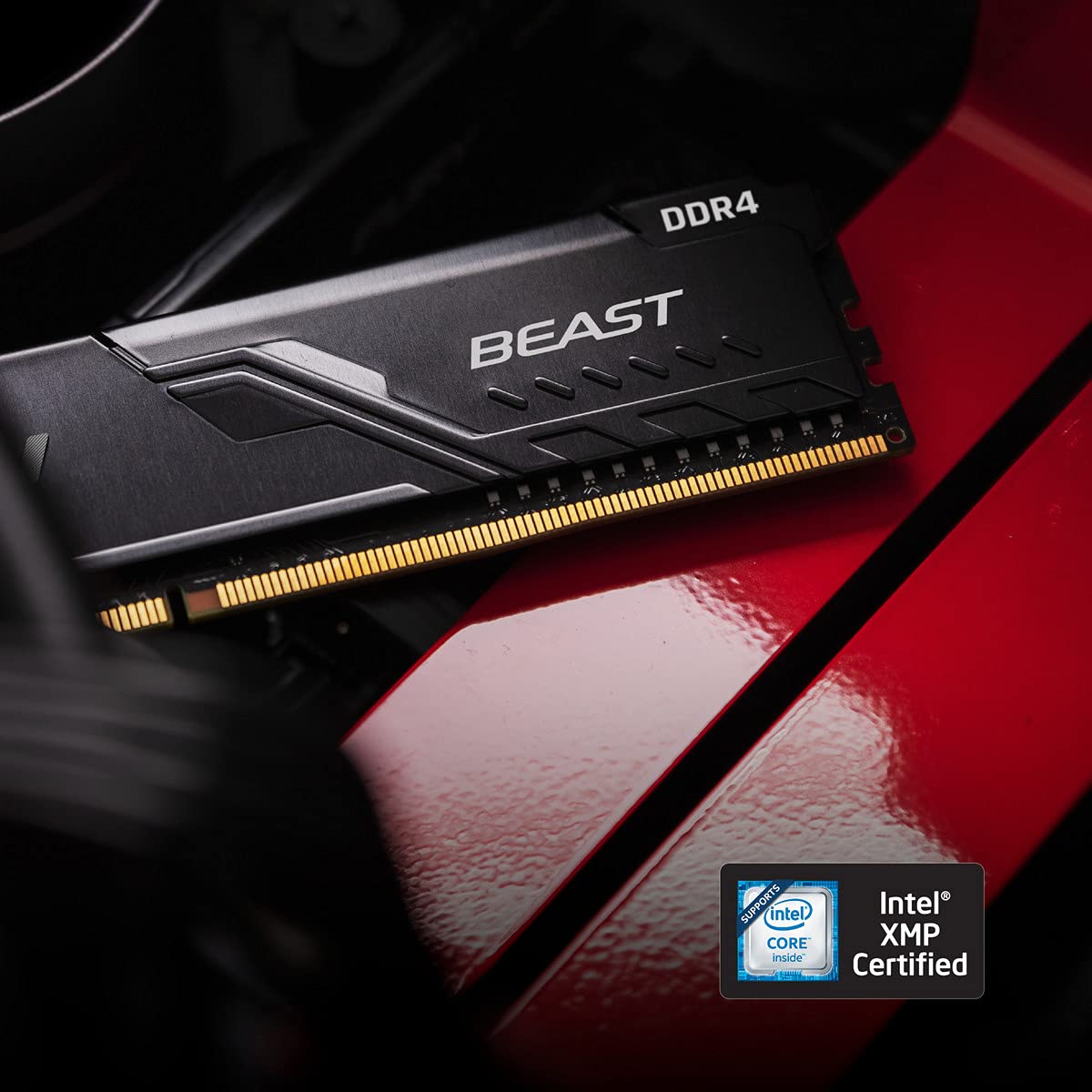 Kingston FURY Beast 64GB (4x16GB) 2666MHz DDR4 CL16 Memoria para Ordenadores de sobremesa Kit de 4 KF426C16BB1K4/64