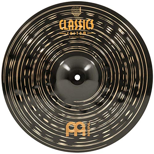 Meinl Cymbals Classics Custom Dark Cymbal Set - Juego de Platillos de Batería con Plato Hihat de 14 pulgadas, 16 Crash y 20 Ride - Bronce B12, Acabado Oscuro (CC141620)