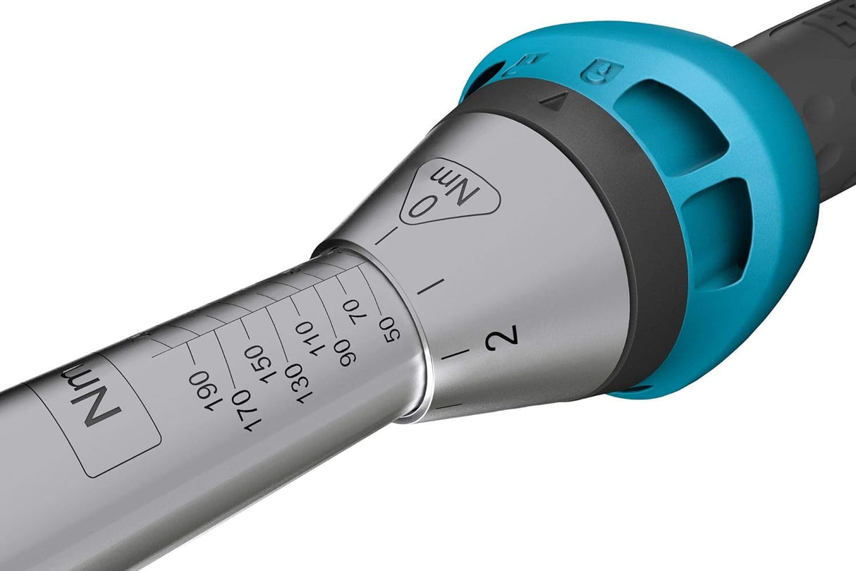Llave dinamométrica HAZET 5110-3CT I Salida: cuadradillo 10 mm (3/8 pulgada), tolerancia: 3%, 30 dientes I Carraca reversible para coche y bicicleta I 320 mm