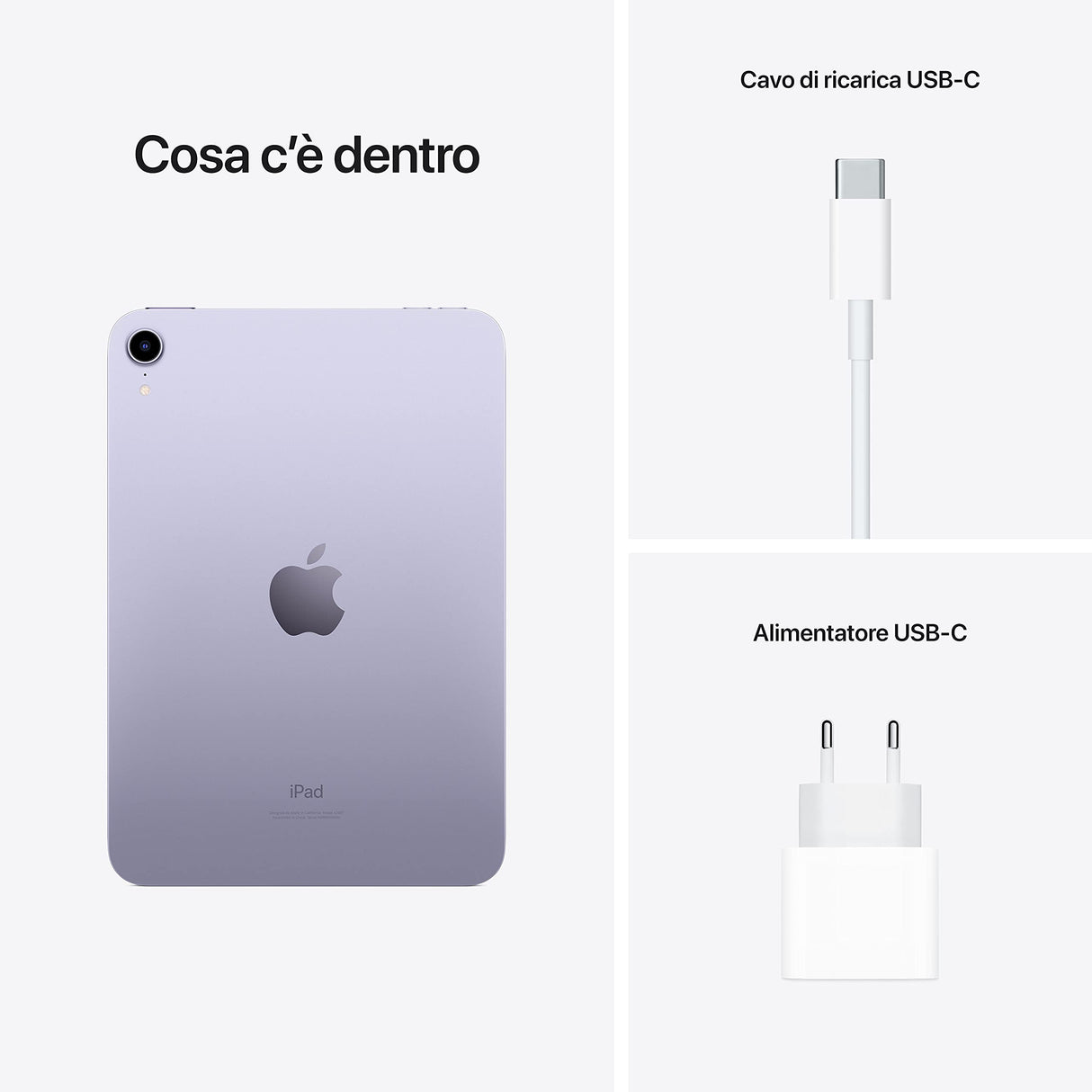Apple 2021 iPad Mini (de 8,3 Pulgadas con Wi-Fi, 256 GB) - de en Malva (6.ª generación)