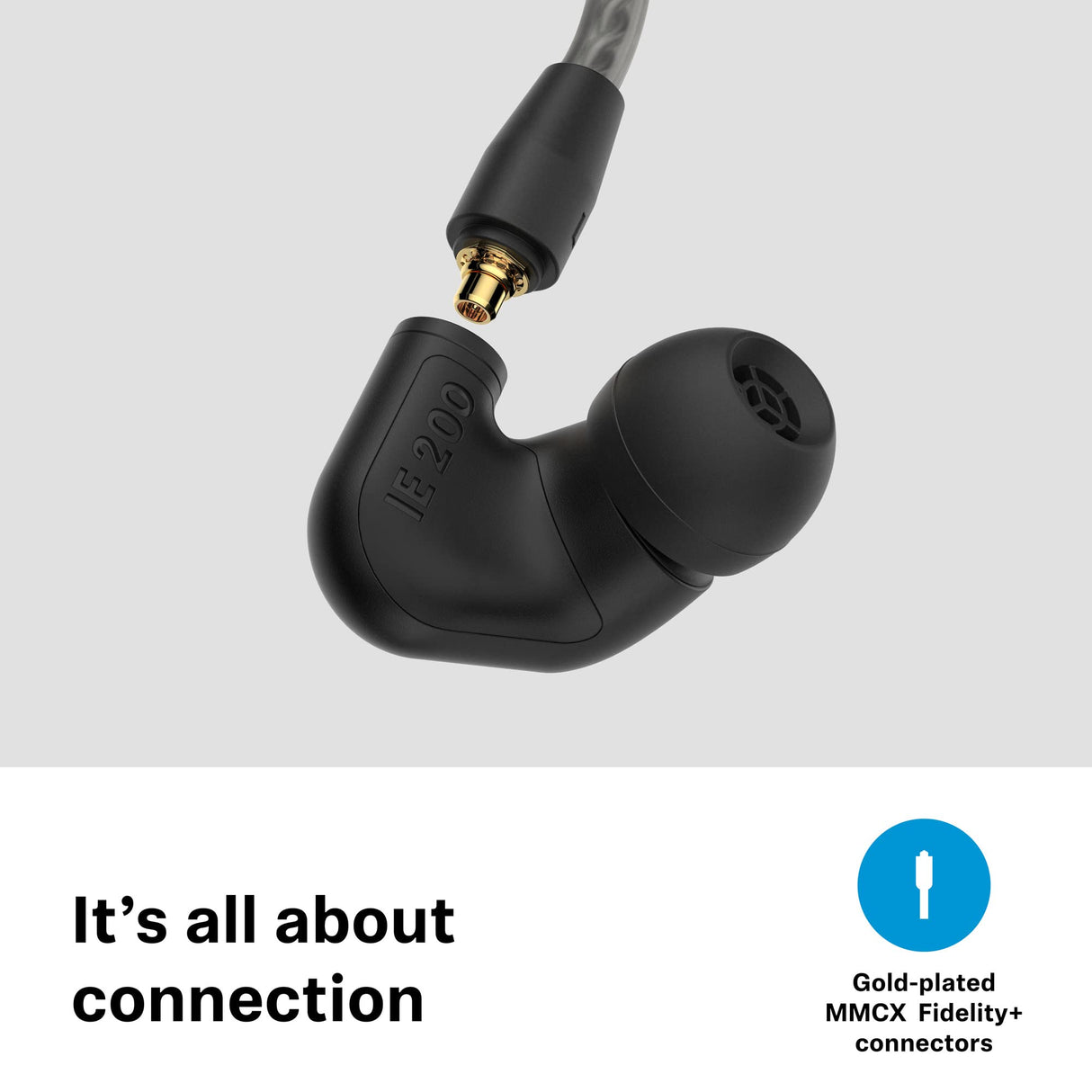 Sennheiser Consumer Audio IE 200, Alámbrico, Mediano