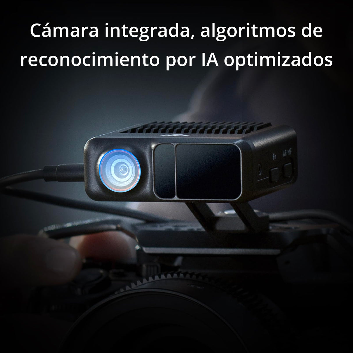 Pack dji Focus Pro Todo en Uno, Sistema de Control de Objetivos AMF, Enfoque de Objetos a 20 m, 76 800 Puntos de medición LiDAR, reconocimiento por IA, Control de FIZ del Objetivo, Unidad de Mano
