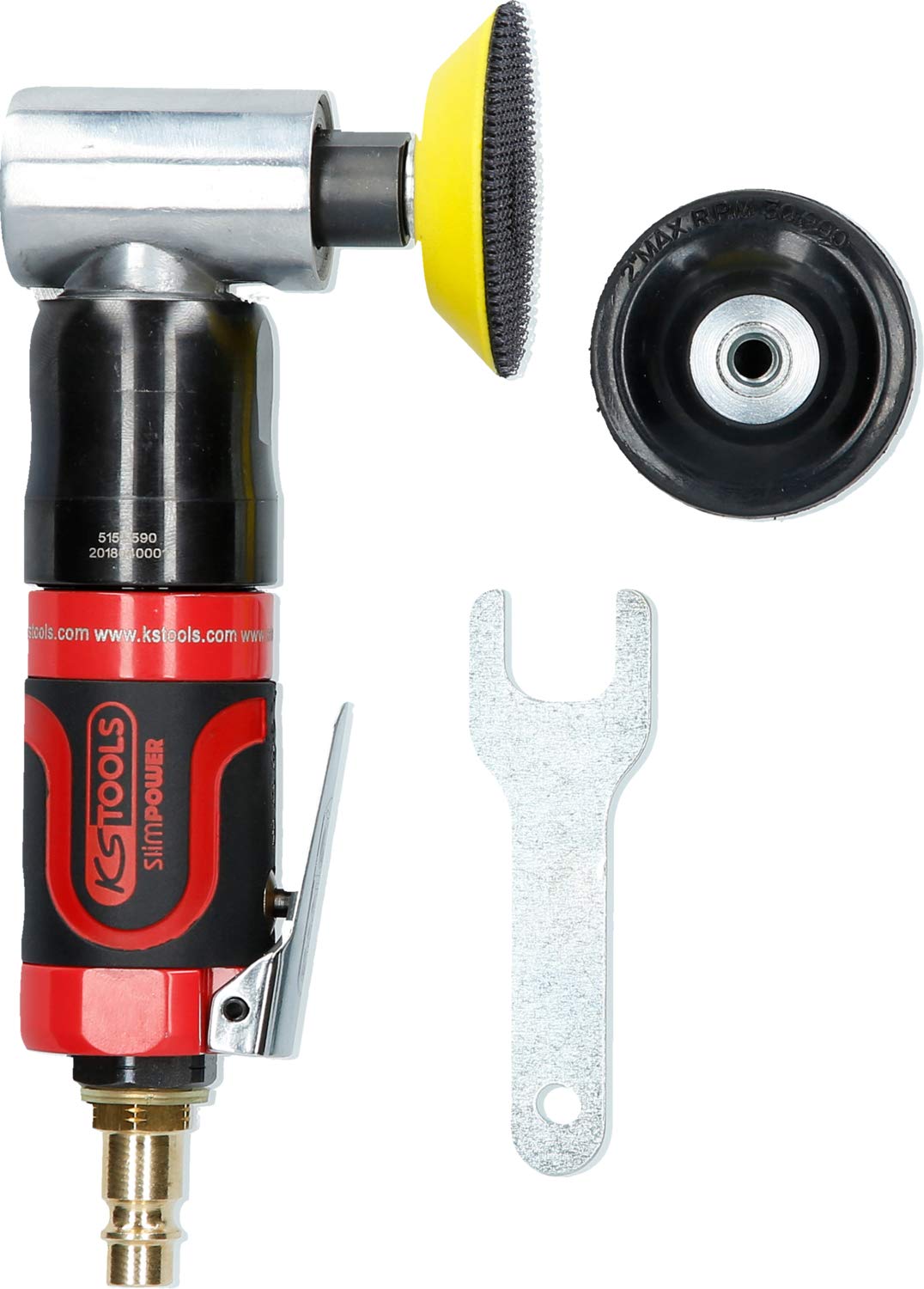 KS Tools 515.5590 Minipulidora neumática SlimPOWER