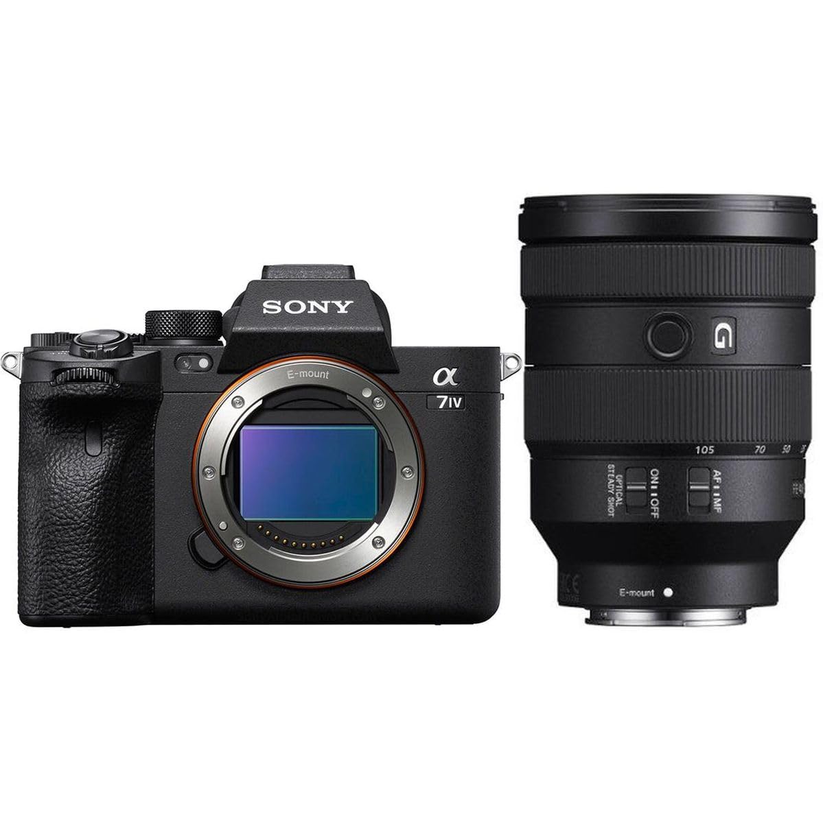 Sony Alfa 7 IV + FE 24-105 mm F4 G OSS Negro
