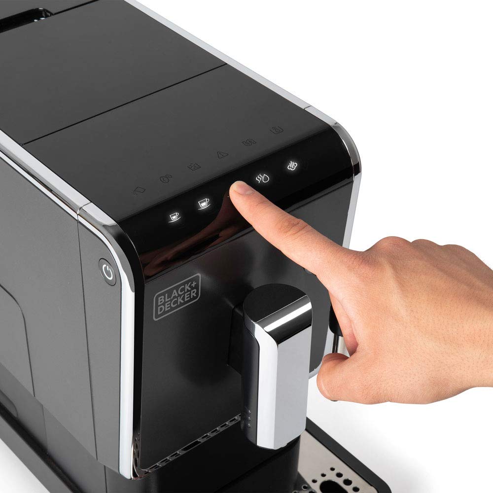 Black+Decker Cafetera Automatica, Negro, 1470 W