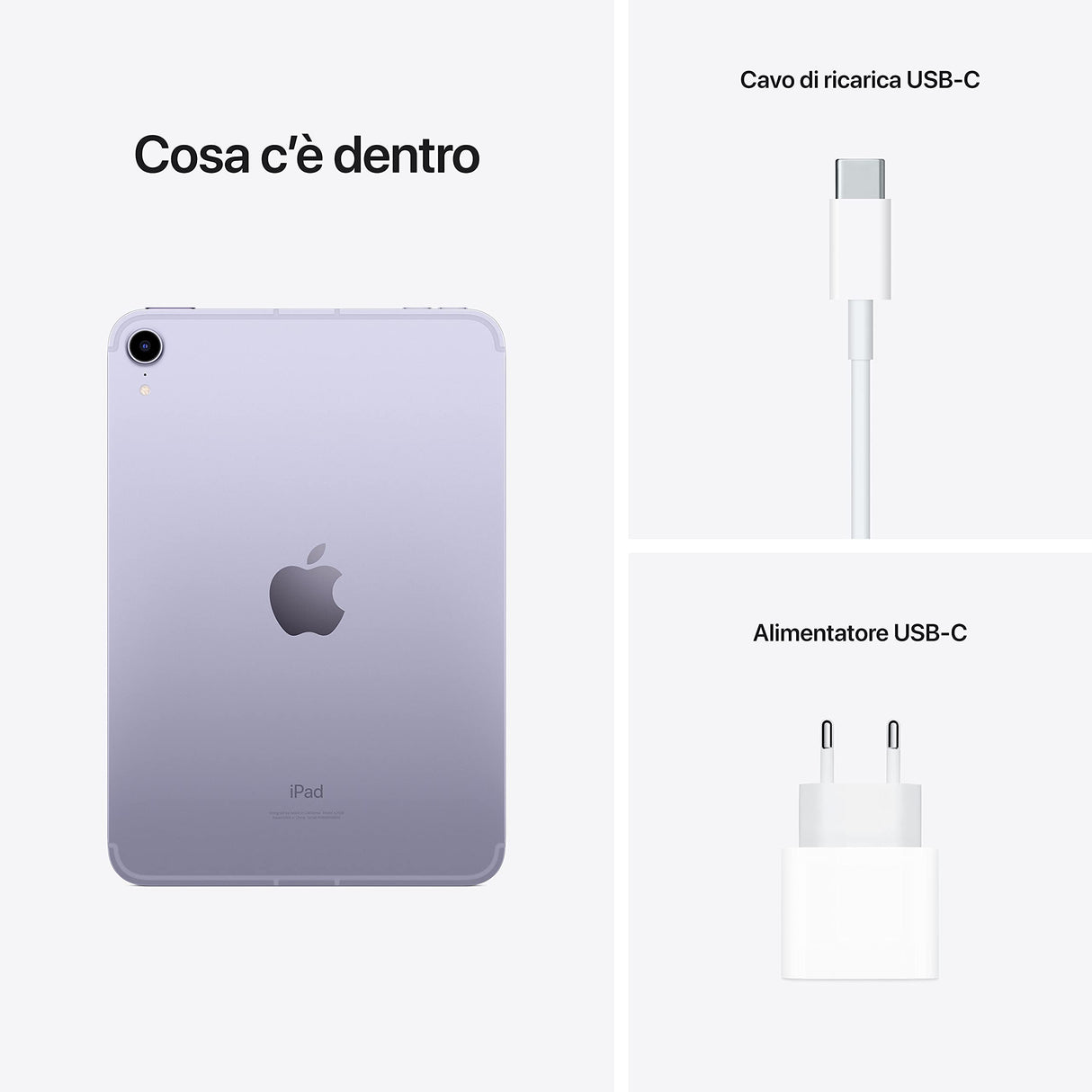 Apple 2021 iPad Mini (de 8,3 Pulgadas con Wi-Fi + Cellular, 64 GB) - de en Malva (6.ª generación)