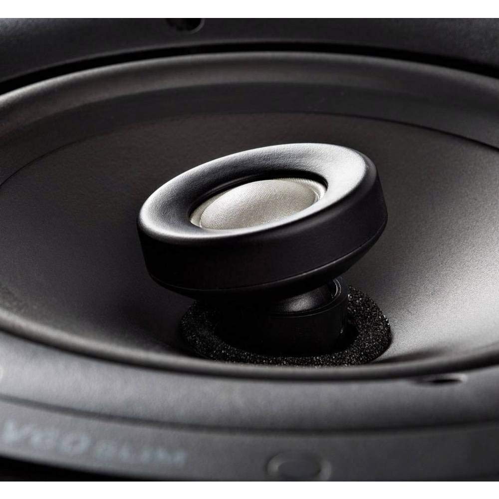 Polk Audio V 60 Slim de Alto Rendimiento Altavoz empotrable (, Color Blanco