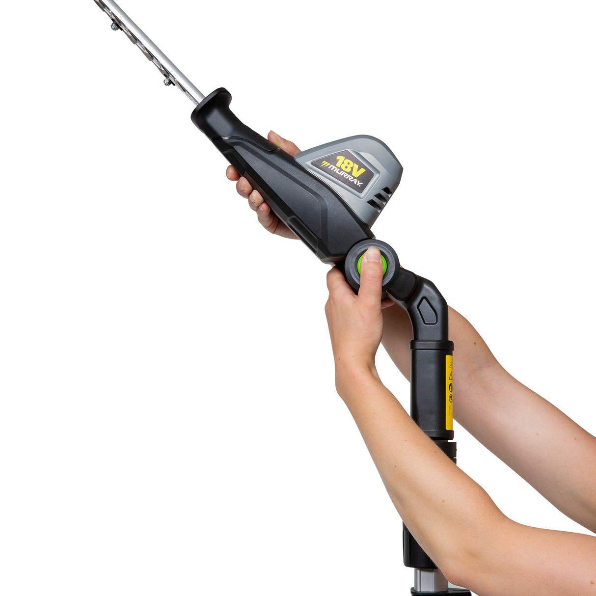 Murray IQ18PSHK 18V Li-Ion Sin cordón de 20cm Sierra Telescópica y el Cortasetos de 41 cm, Kit 2-en-1, Powered by Briggs & Stratton, 5.0AH batería y Cargador Incluido, Tubo Telescópico, 1688106