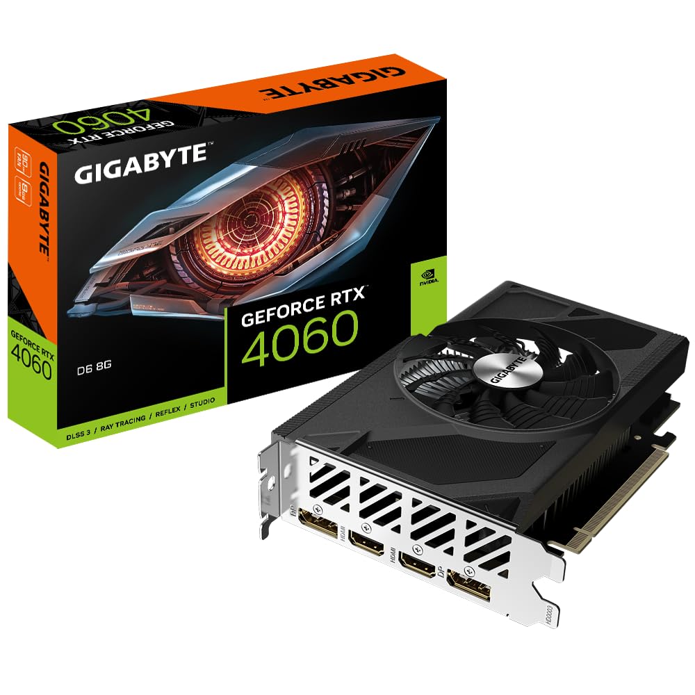 Tarjeta Gráfica Gigabyte GV-N4060D6-8GD Geforce RTX 4060 8 GB GDDR6