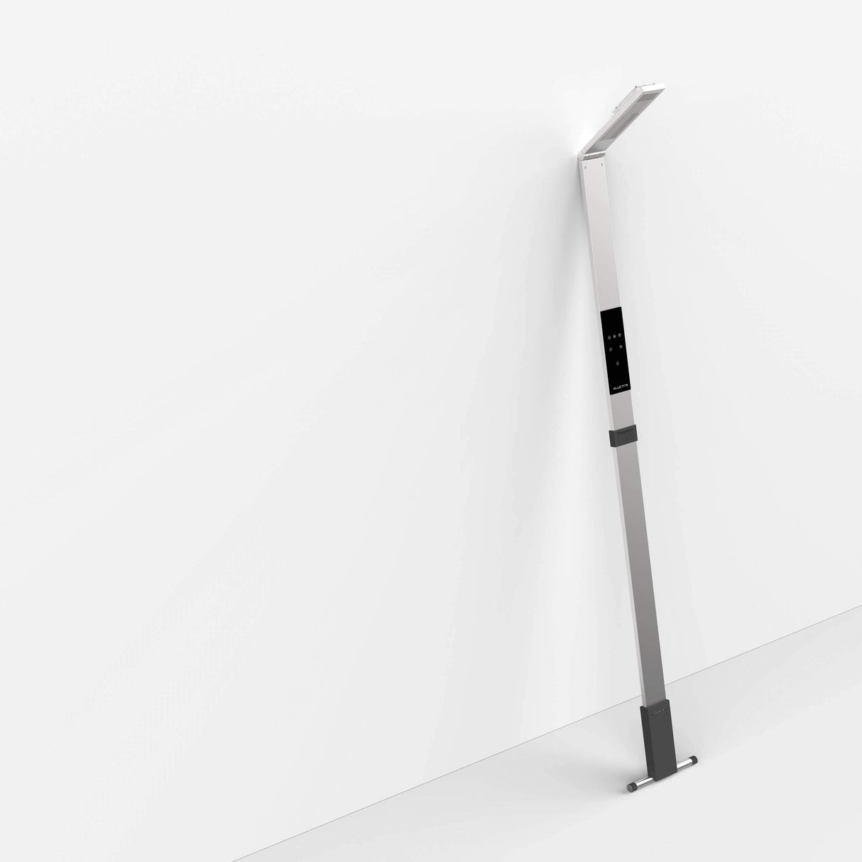 LUCTRA Lámpara de pie Flex Design LED regulable, batería recargable para 25 horas de funcionamiento, portátil, 923123, aluminio
