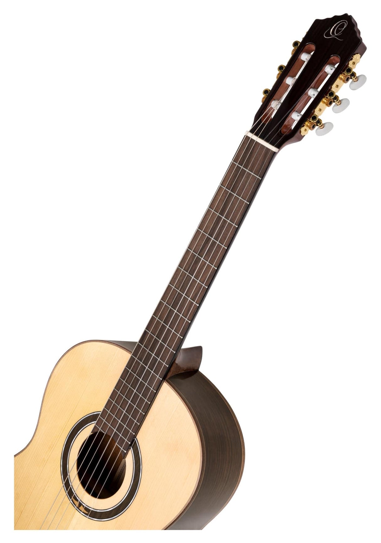 Ortega Guitars Guitarra de concierto de tamaño completo – Performer Series – Guitarra acústica 4/4 natural – Incluye funda R158