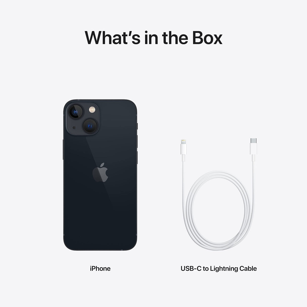 Apple iPhone 13 Mini, 128 GB, medianoche (renovado)