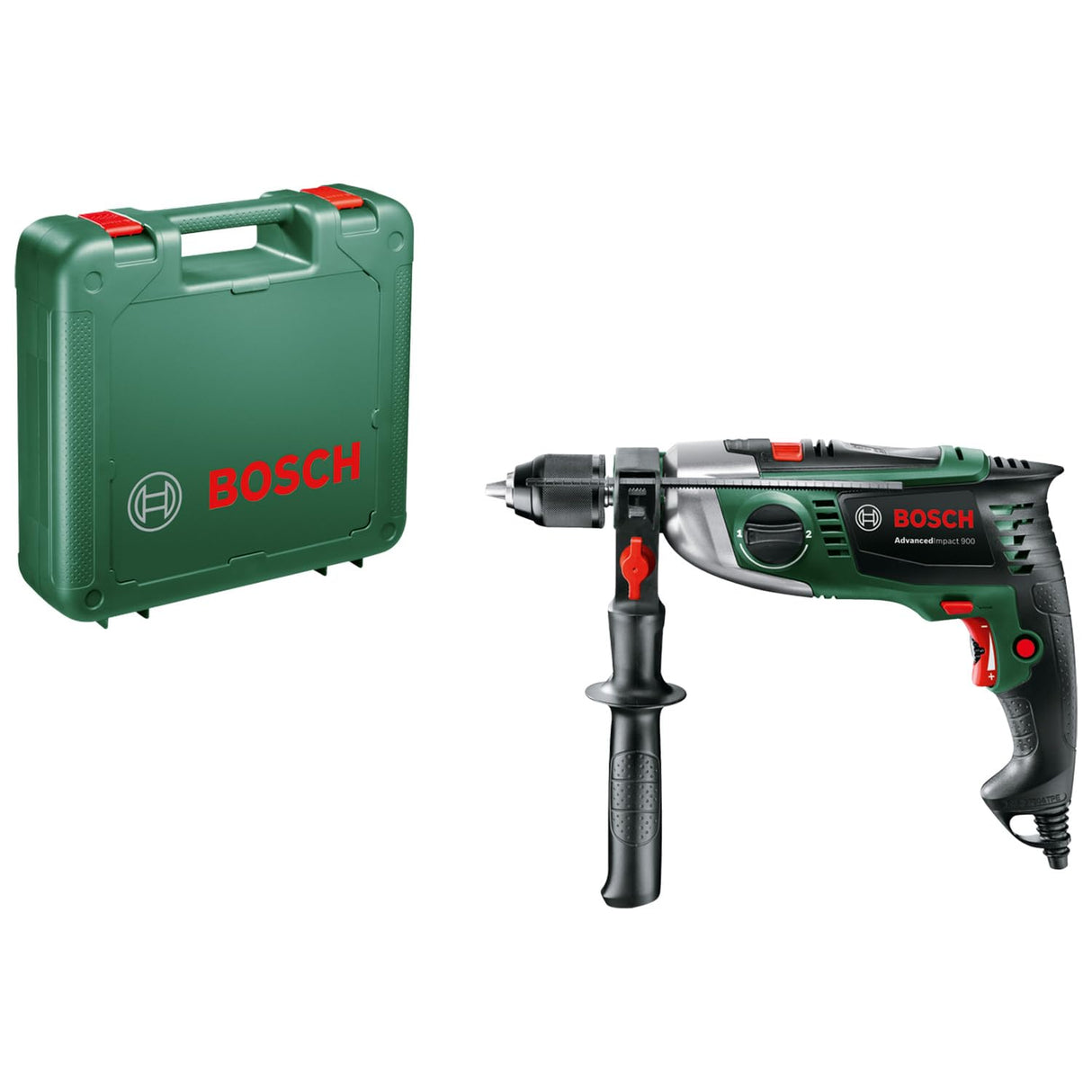 Bosch 0603174000 Taladro percutor 230 V, Negro, Verde, Gris 900 W