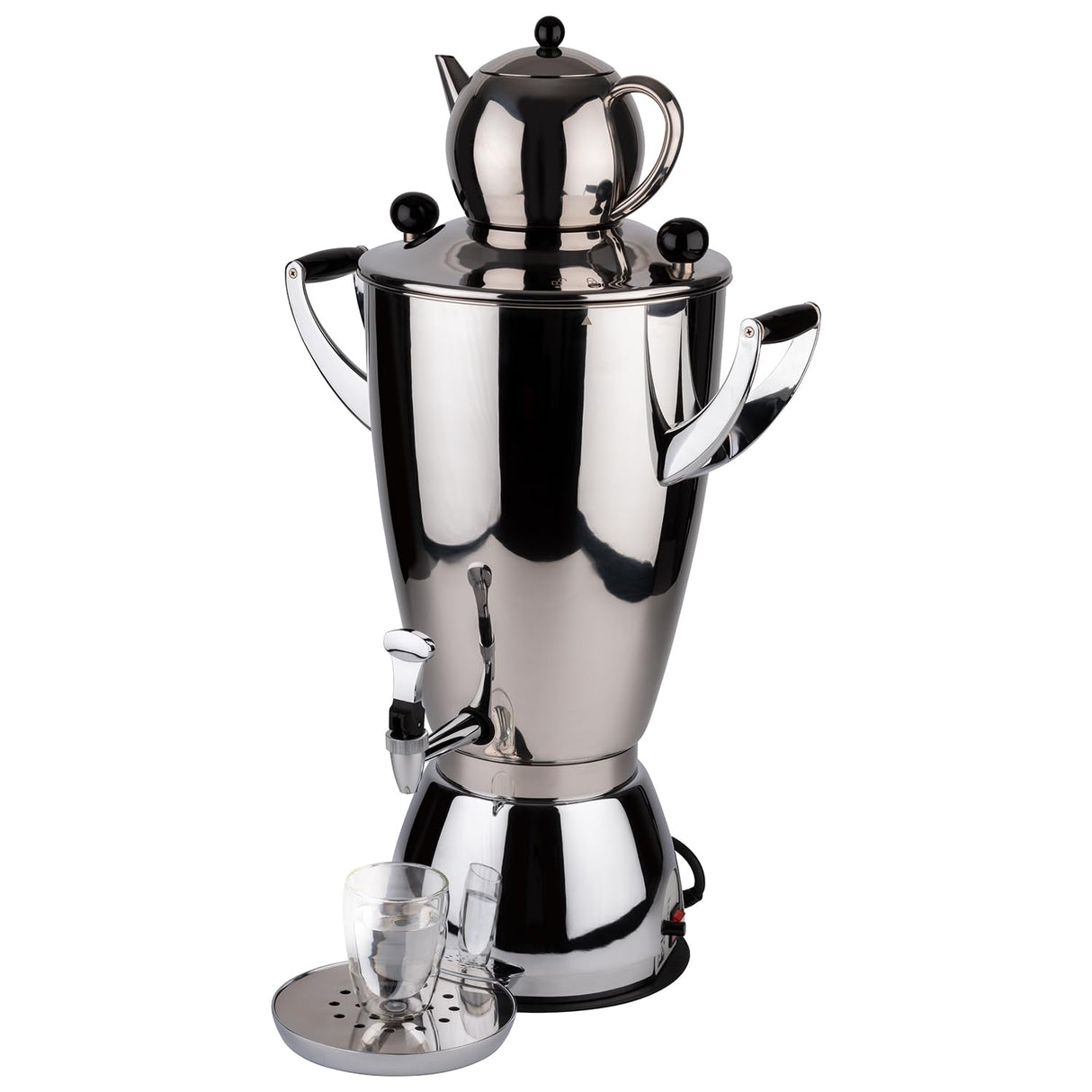 APS 12316 Tetera, Acero Inoxidable, Plata