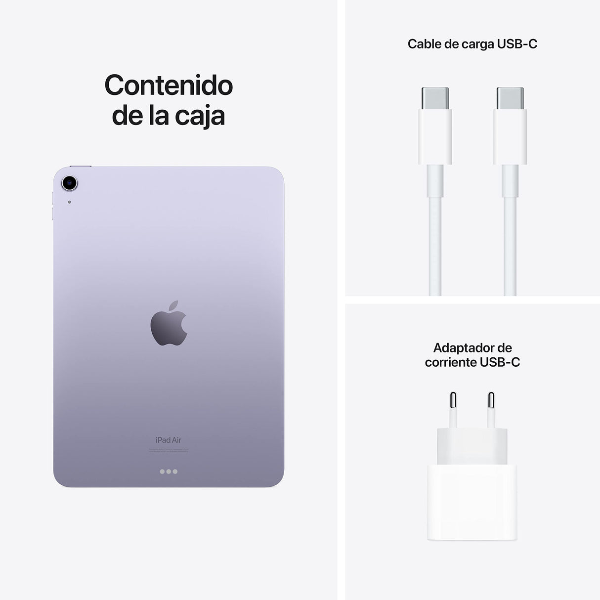 2022 Apple iPad Air (Wi-Fi, 64 GB) - de en Malva (5.ª generación)