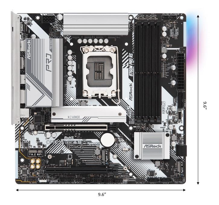 ASRock B760M Pro RS/D5 mATX S1700 DDR5