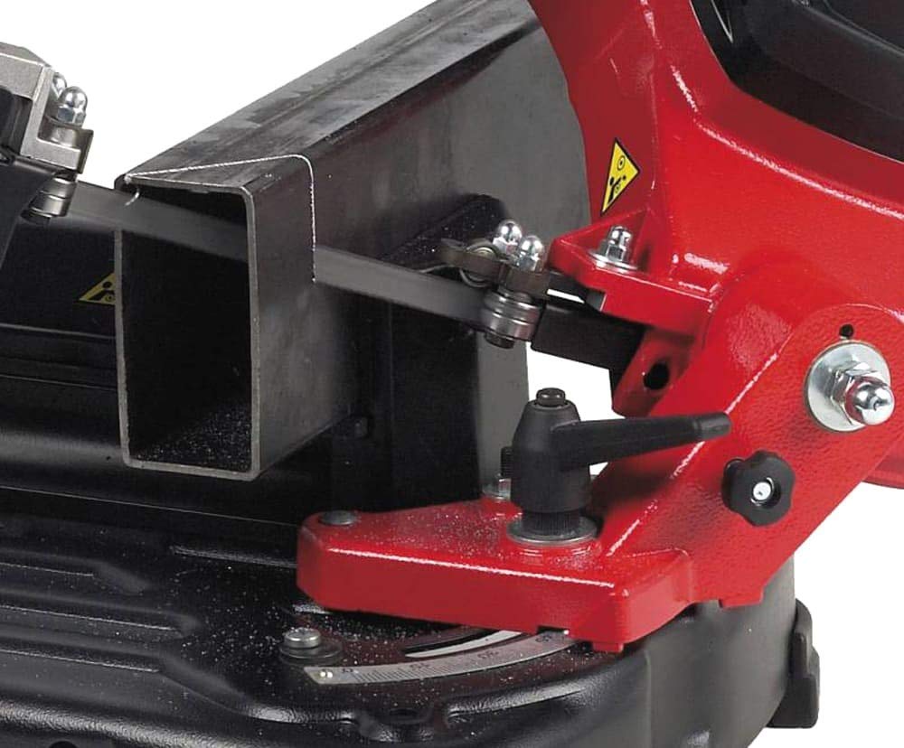 Femi - 784XL - Sierra de Cinta - Corte para Metal en Seco - Potente Motor 1200W - Ajuste de Tensión Patentado - Regulador de Velocidad