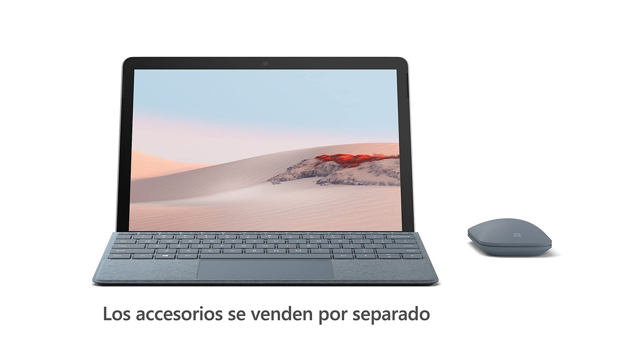 Microsoft Surface Go 2 - Portátil 2 en 1 de 10.5 pulgadas Full HD, Wifi, Intel Pentium Gold 4425Y, 8 GB RAM, 128 GB SSD, Windows 10 Home Platino