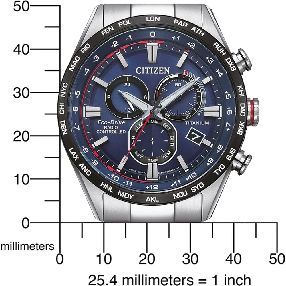 Citizen Reloj Cronógrafo para Hombres de sin con Correa en Titanio CB5945-85L