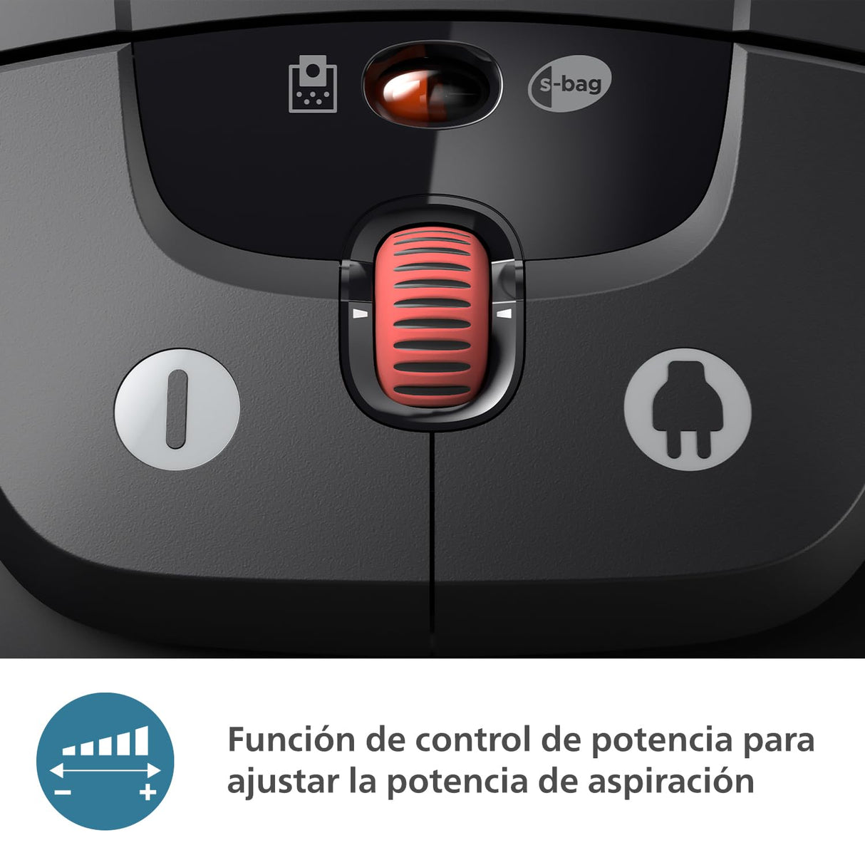 Philips Domestic Appliances XD8122/10 Bagged Vacuum Cleaner, Negro Profundo