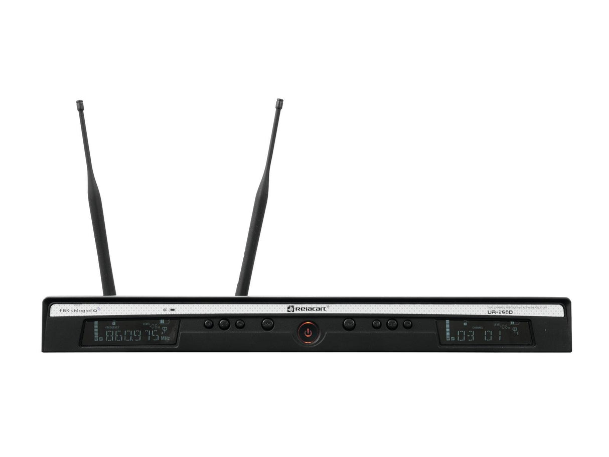 RELACART UR-260D 2 canales UHF receptor