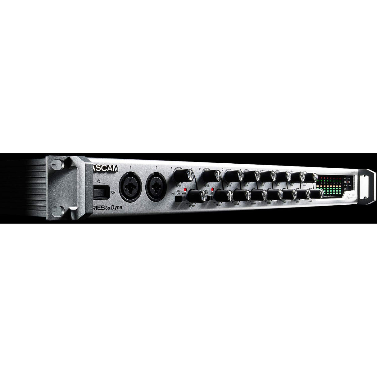 Tascam Serie 8p Dyna - Convertidor A/D de 8 Canales, preamplificador de micrófono con compresor analógico