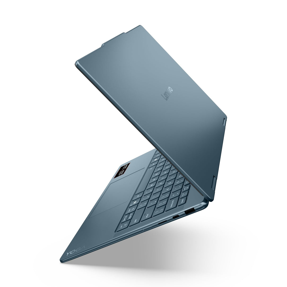 Lenovo Yoga 7 - Ordenador portátil 2 en 1, Copilot+PC, 14" WUXGA OLED, AMD Ryzen AI 7 350, 16 GB de RAM, SSD de 512 GB, AMD Radeon 860M, Win11, QWERTZ, Tidal Teal, 3 Meses Premium Care, Incluye Funda