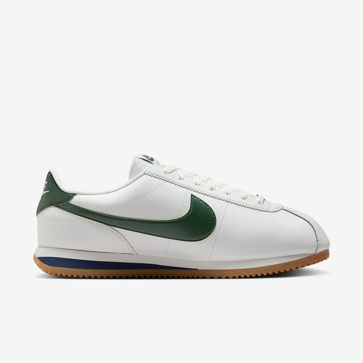 Nike Cortez, Zapatillas Hombre, Summit White/Fir/Midnight Navy, 42.5 EU