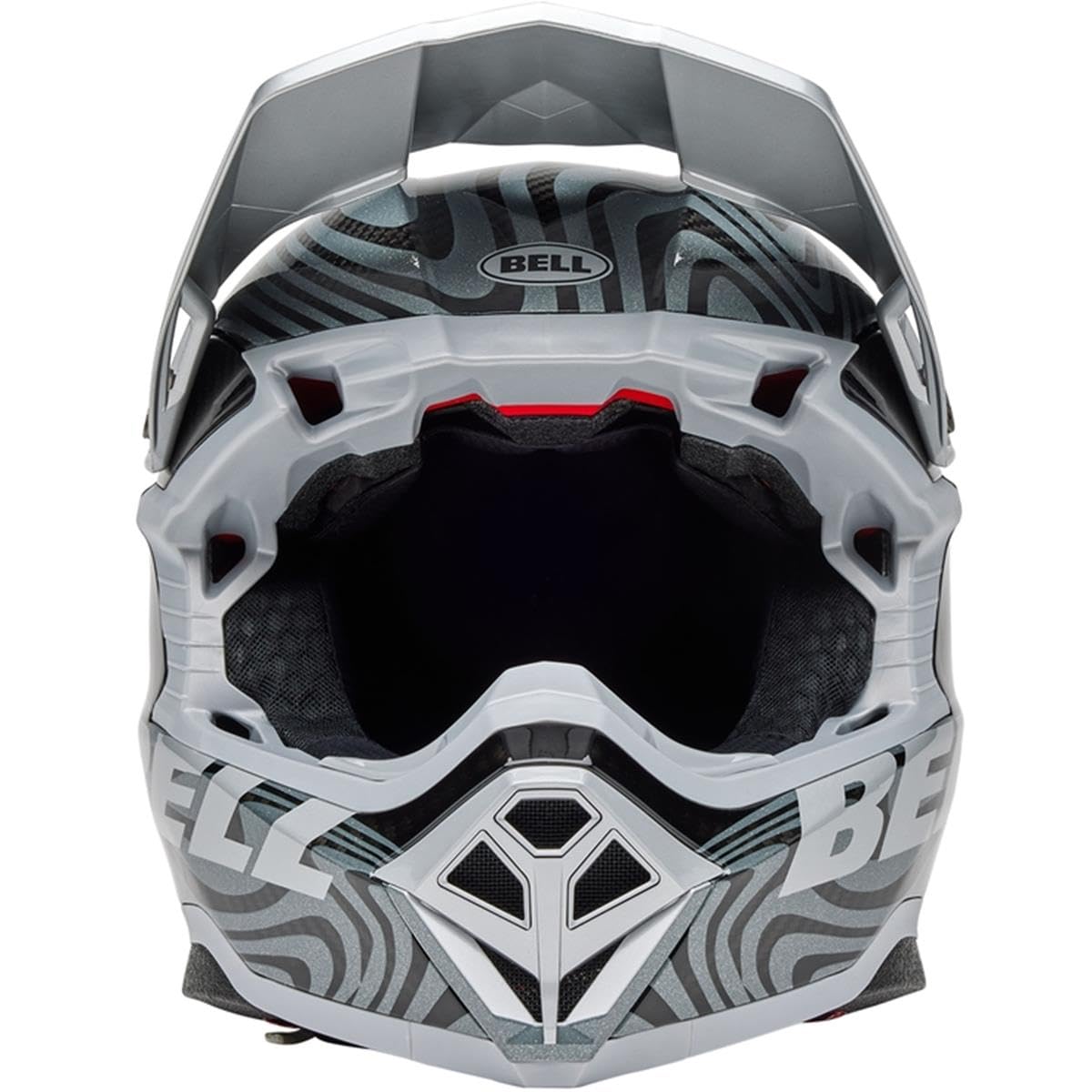 BELL Moto-10 Spherical Casco, Unisex, Plateado/Gris, Medium