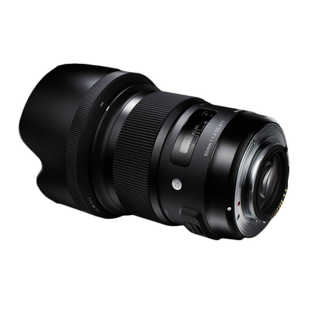 Sigma 50 mm f/1.4 - Objetivo para Nikon (50mm, f/1.4, zoom óptico 1x, 77 mm), color negro
