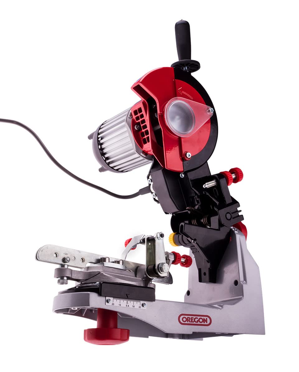 Oregon Afilador de Cadena de Motosierras Profesional de 230 Voltios, Sistema Universal para Todo Tipo de Motosierras 520-230