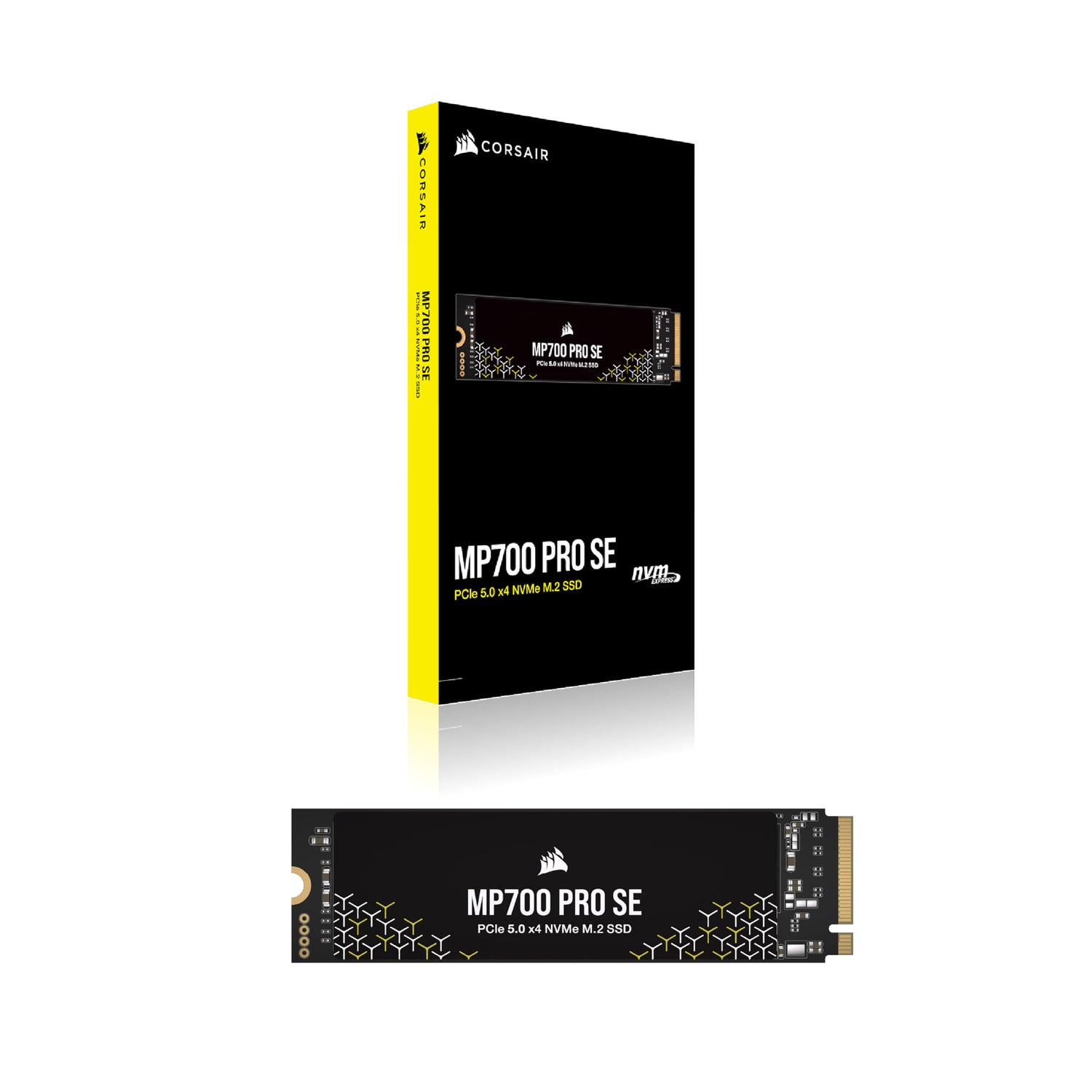 Corsair MP700 Pro SE 4 TB M.2 PCIe Gen5 x4 NVMe 2.0 SSD – M.2 2280 – hasta 14.000 MB/s Velocidad de Lectura Secuencial – TLC NAND de Alta Densidad – Negro