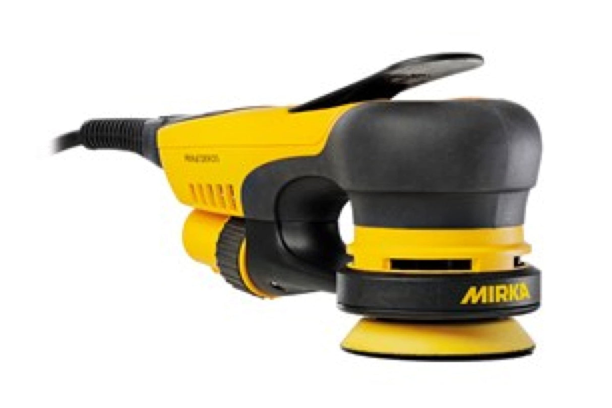 Mirka DEROS 325CV / Lijadora orbital aleatoria con aspiración central y cierre de velcro / para papel de lija de Ø 77mm / carrera de 2,5mm / MID3252011