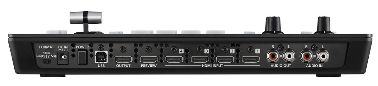 Conmutador de vídeo Roland V-1HD — Admite hasta Full HD 1080p, 4 entradas HDMI, negro