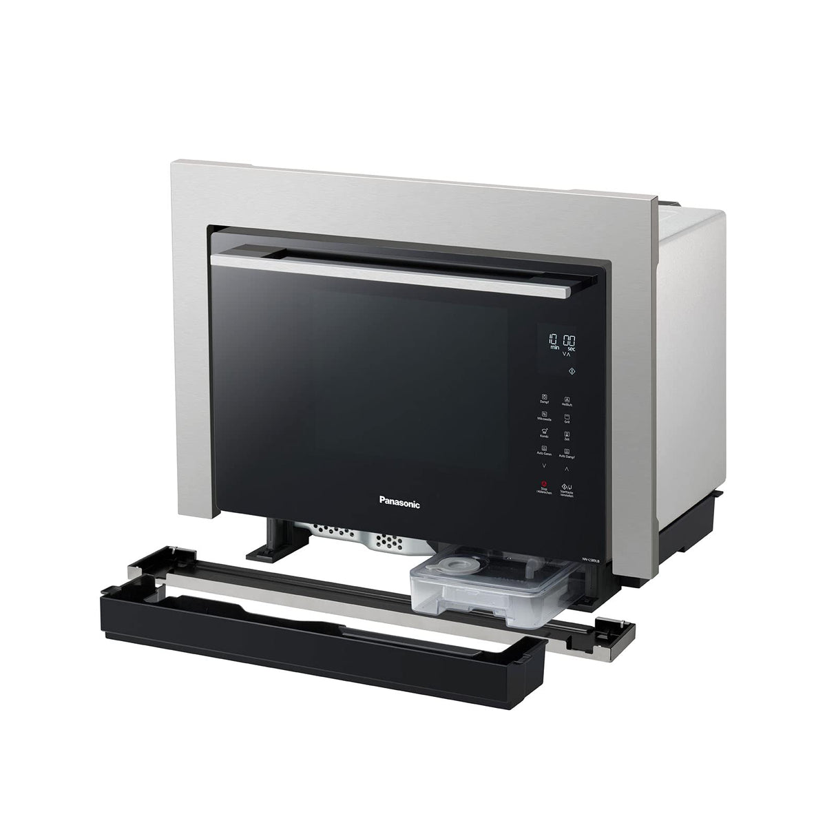 Panasonic NN-TK81LCSCP - Kit empotrable para horno microondas NN-CS88, acabado en acero inoxidable