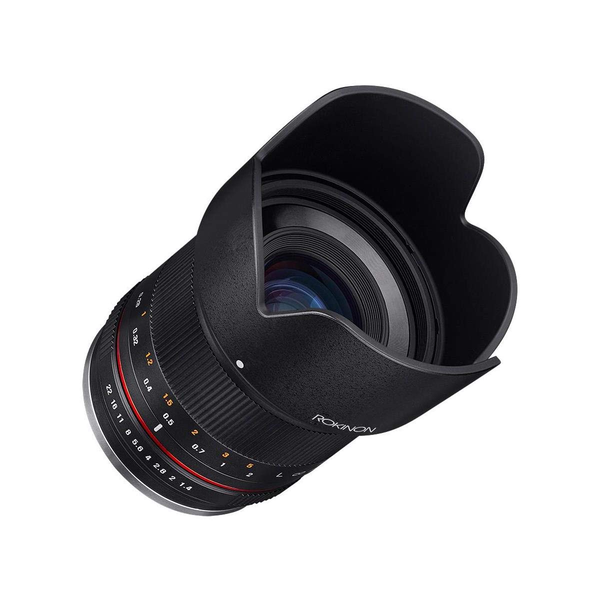 Rokinon RK21M-FX 21 mm F1.4 ED AS UMC Alta Velocidad Gran Angular Lente para Fuji (Negro)