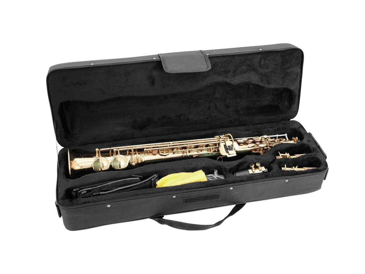 Dimavery SP-10 BB Saxofón Soprano, color dorado
