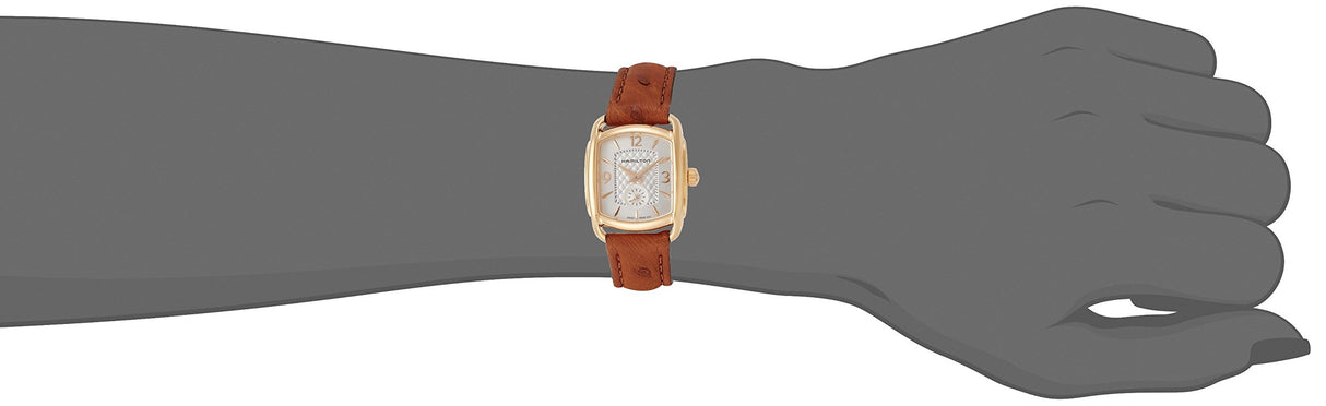 Hamilton Reloj Analogico para Mujer de Cuarzo con Correa en Cuero H12341555
