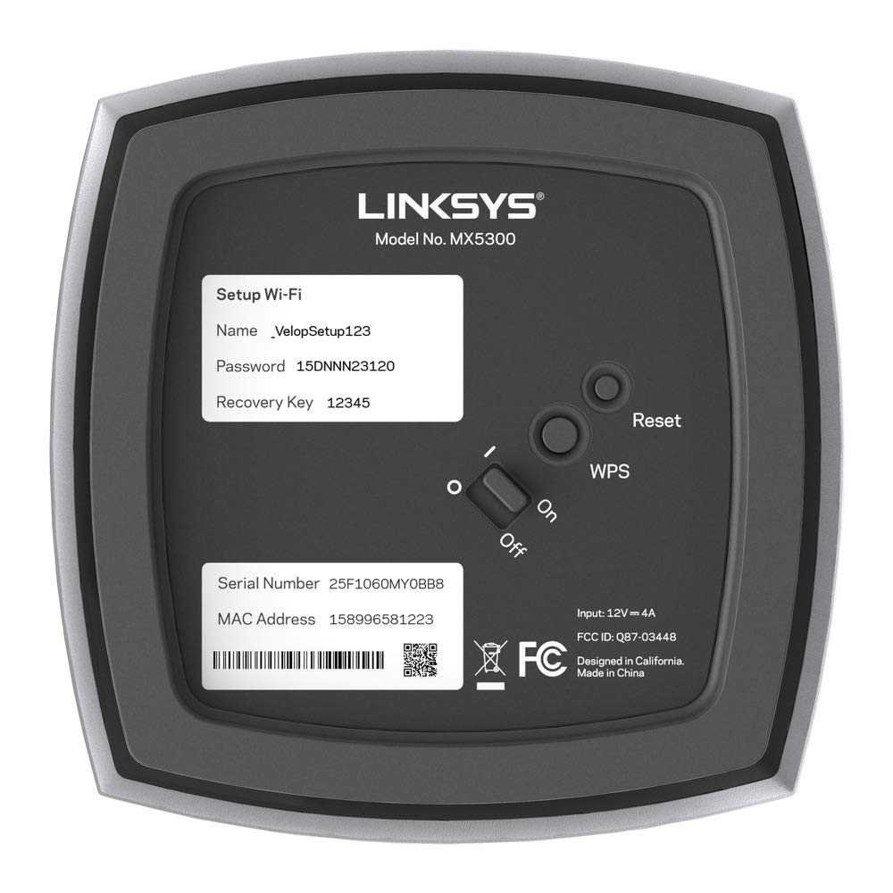 Linksys Velop MX10600 sistema WiFi 6 mesh tribanda (AX5300), router WiFi, repetidor, extensor, hasta 525 m² de cobertura, más de 100 dispositivos, MU-MIMO y controles parentales, paquete de 2, negro