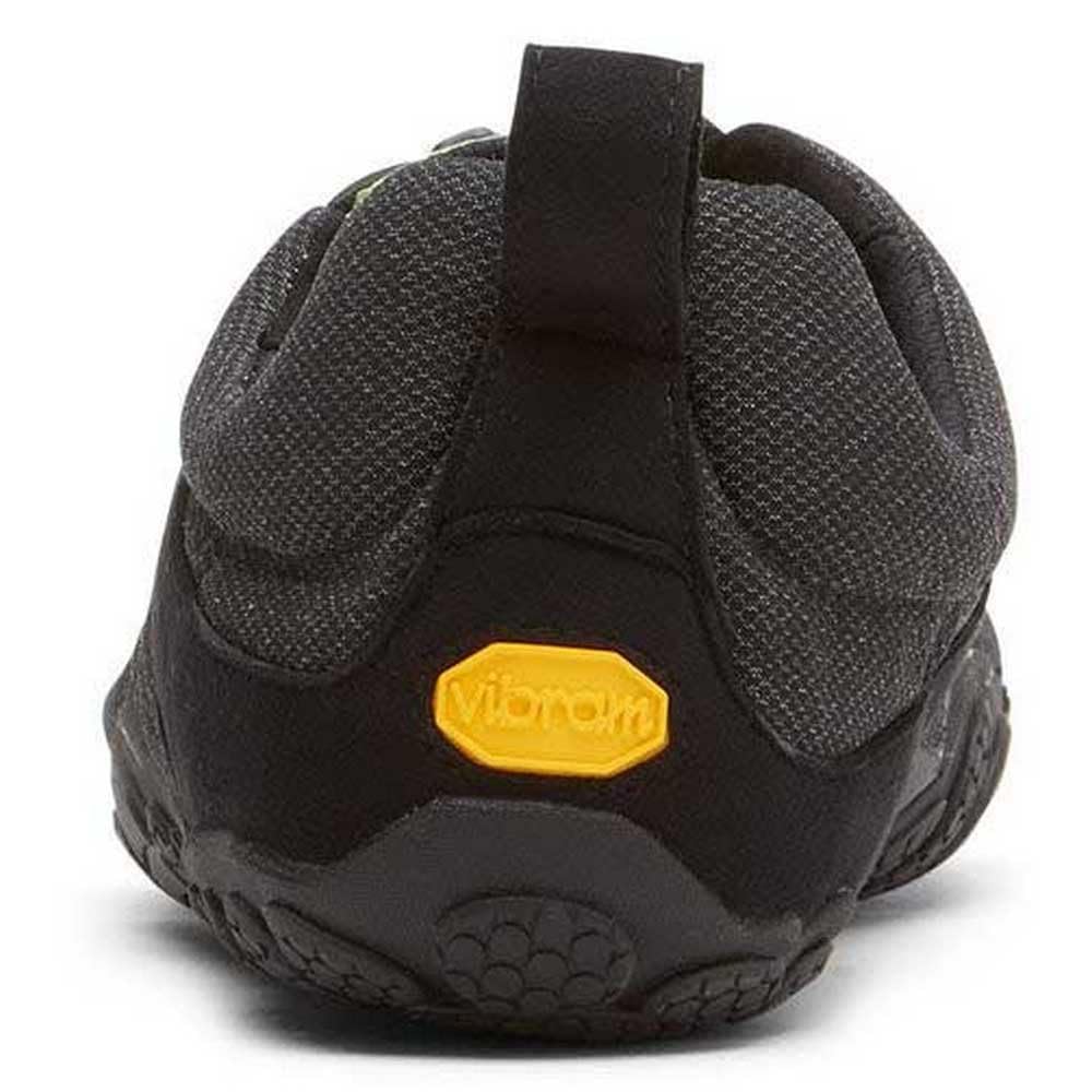 Vibram Fivefingers V-Run Retro para Hombre, Negro, Verde, Negro, 12-12.5