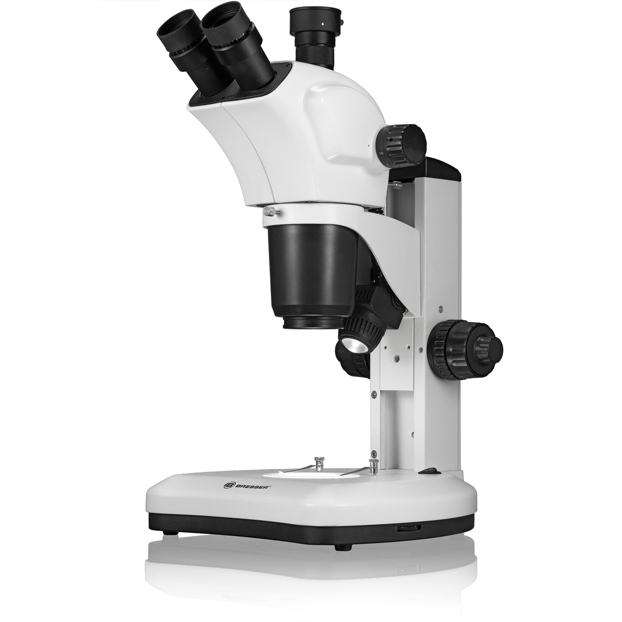 Bresser Science ETD-301 - Microscopio estéreo (7-63x, Gran Distancia de Trabajo (100 mm) y Conector para cámara)