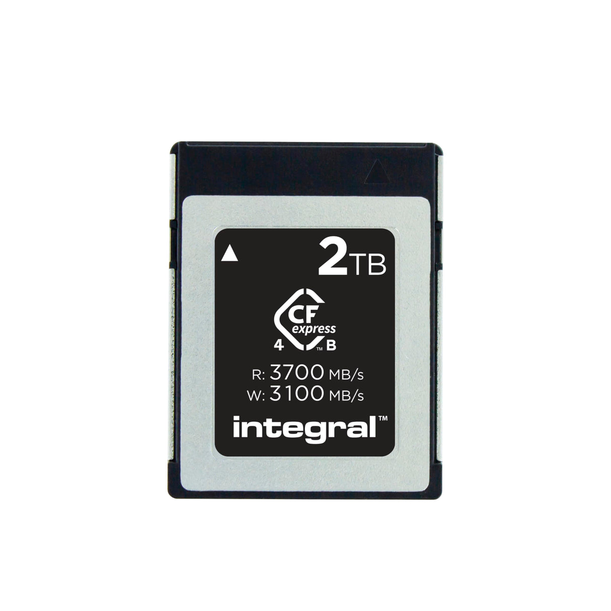Integral Studio Grade CFexpress 4.0 Tipo B 2TB Tarjeta de Memoria - 3700 MB/s de Lectura, 3100 MB/s de Escritura, 1600 MB/s de Escritura sostenida - cámaras cinematográficas avanzadas y cámaras DSLR