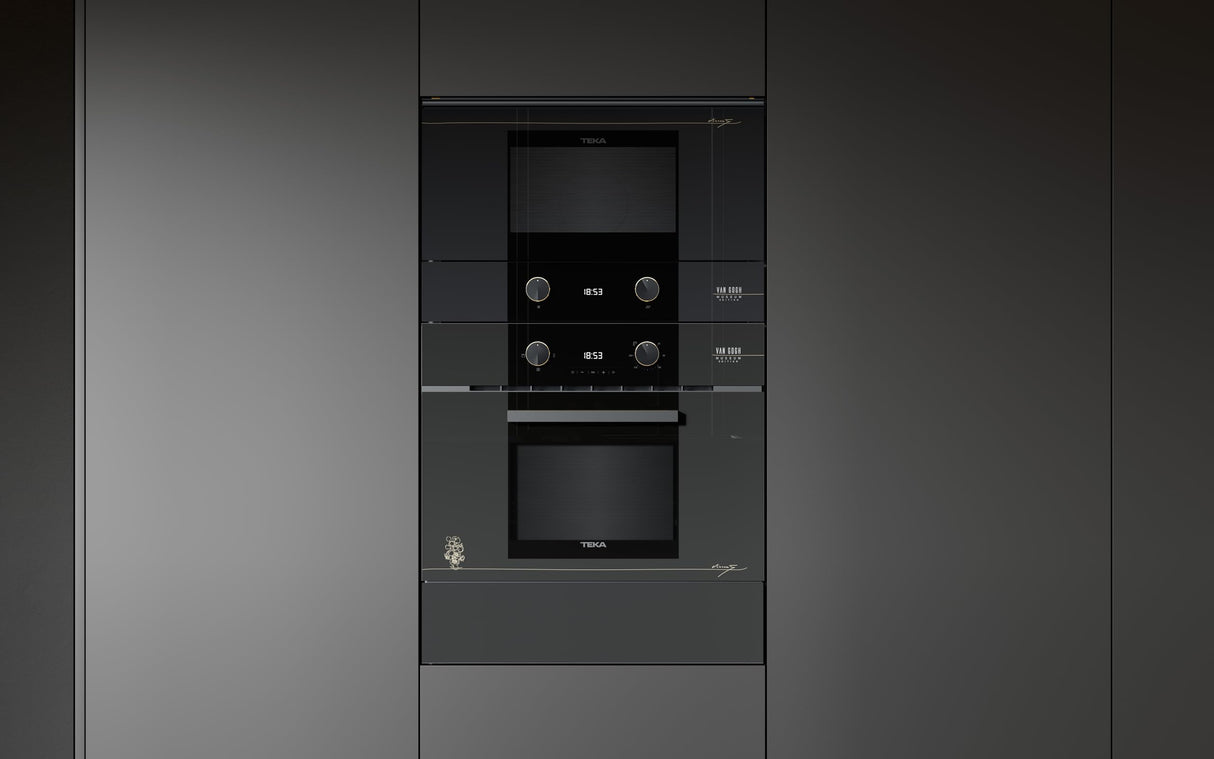 TEKA Microondas Integrable con Grill Edición Van Gogh Museum, Base Cerámica, Capacidad 22 L, Grill abatible, 1200W ML 82-VGOGH BIS L