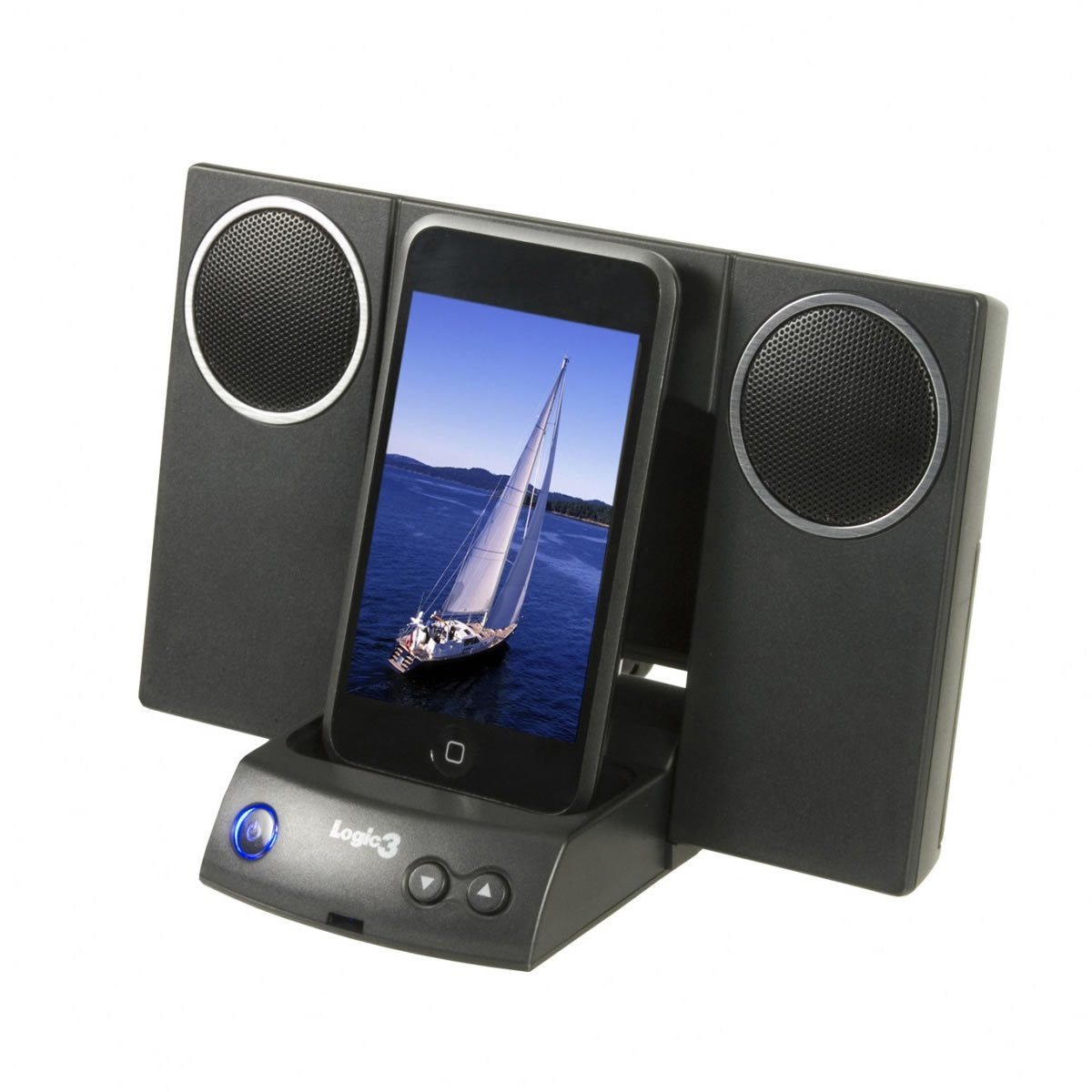 Logic3 i-Station11 - Altavoces (2.0, 6 W, 200-20000 Hz, AA, 160 x 27 x 113 mm, Color blanco) (importado)